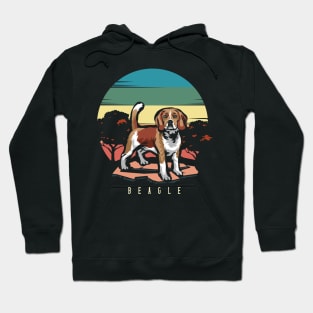 Beagle | Retro design for Dog Lovers Hoodie